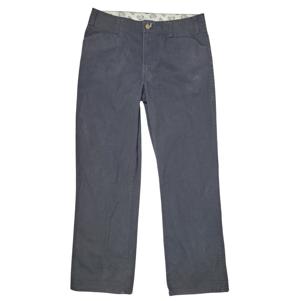 Ben Davis Original Ben's Work Pants Polyester/Cotton Blend Chino Men's Sz 34